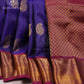 Royal Violet Pure Silk Kanjivaram Saree - SS224