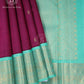 Maroon Teal Classic Silk Saree - SSK0027