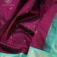 Maroon Teal Classic Silk Saree - SSK0027