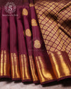 Vintage Maroon Royal Pure Silk Saree - SS153
