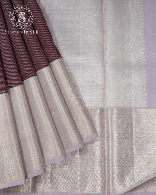 Mocha Gold Silk Saree - SSK0038