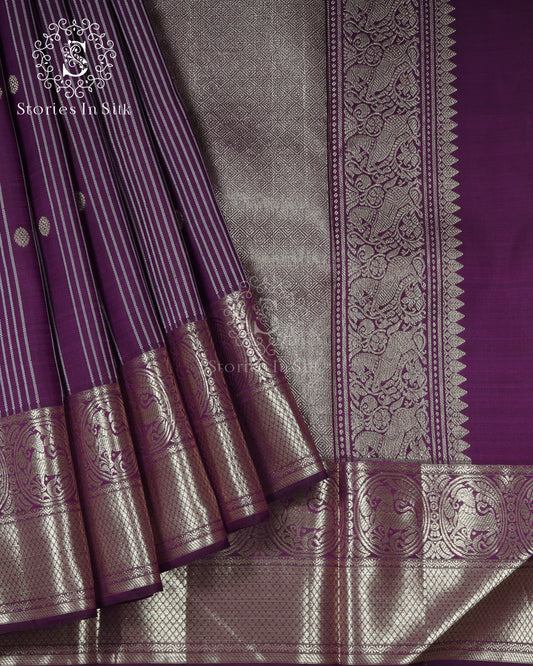 Rosewood Silk Saree - SSK0024