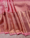 Blush Radiance Pure Silk Saree - SS200