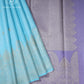 Aqua Lavender Silk Saree - SSK0015