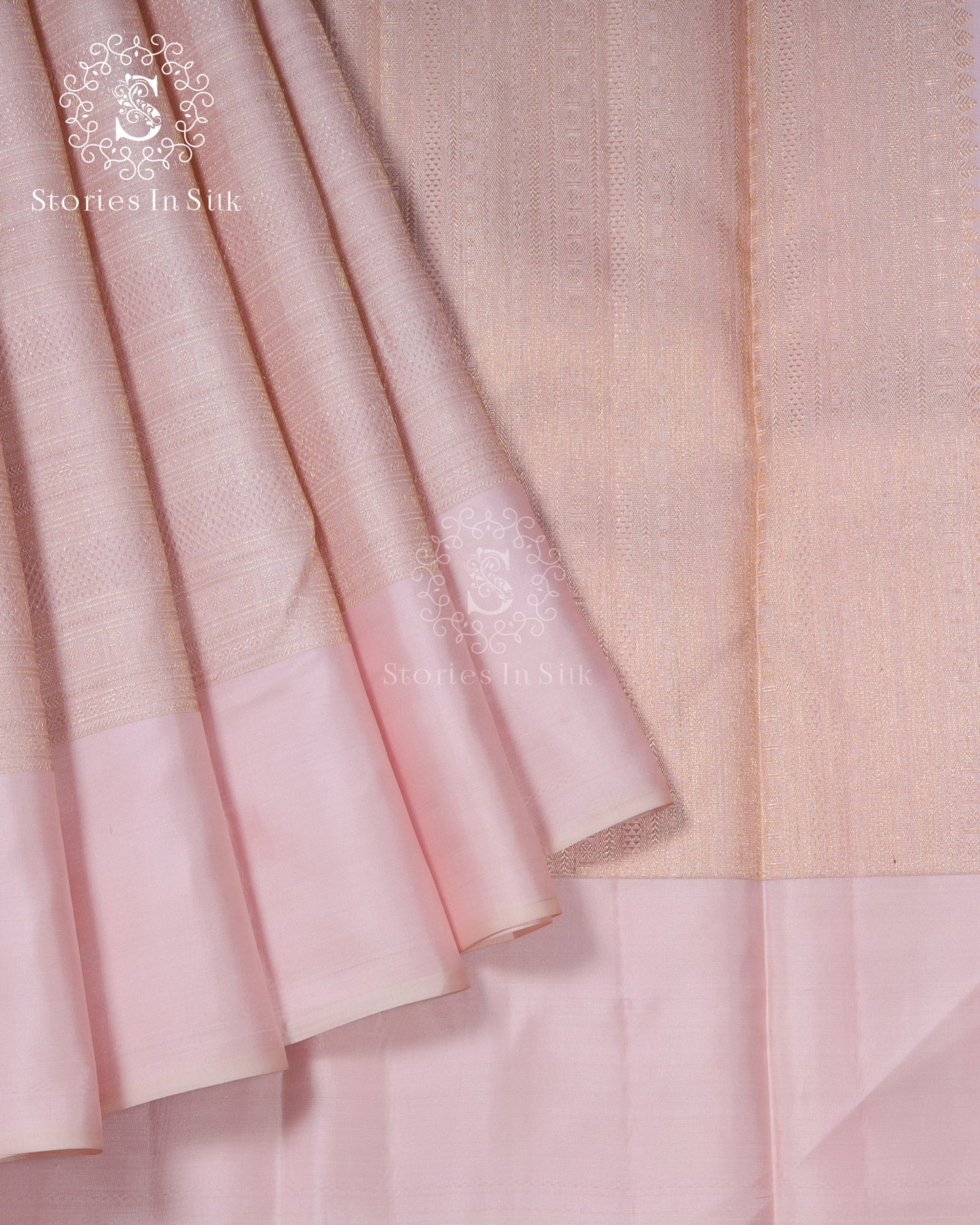 Blush Beige Silk Saree - SSK0035