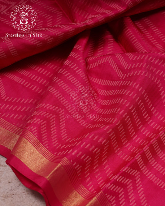 Geometric Glam Pure Soft Silk Saree - ANA211