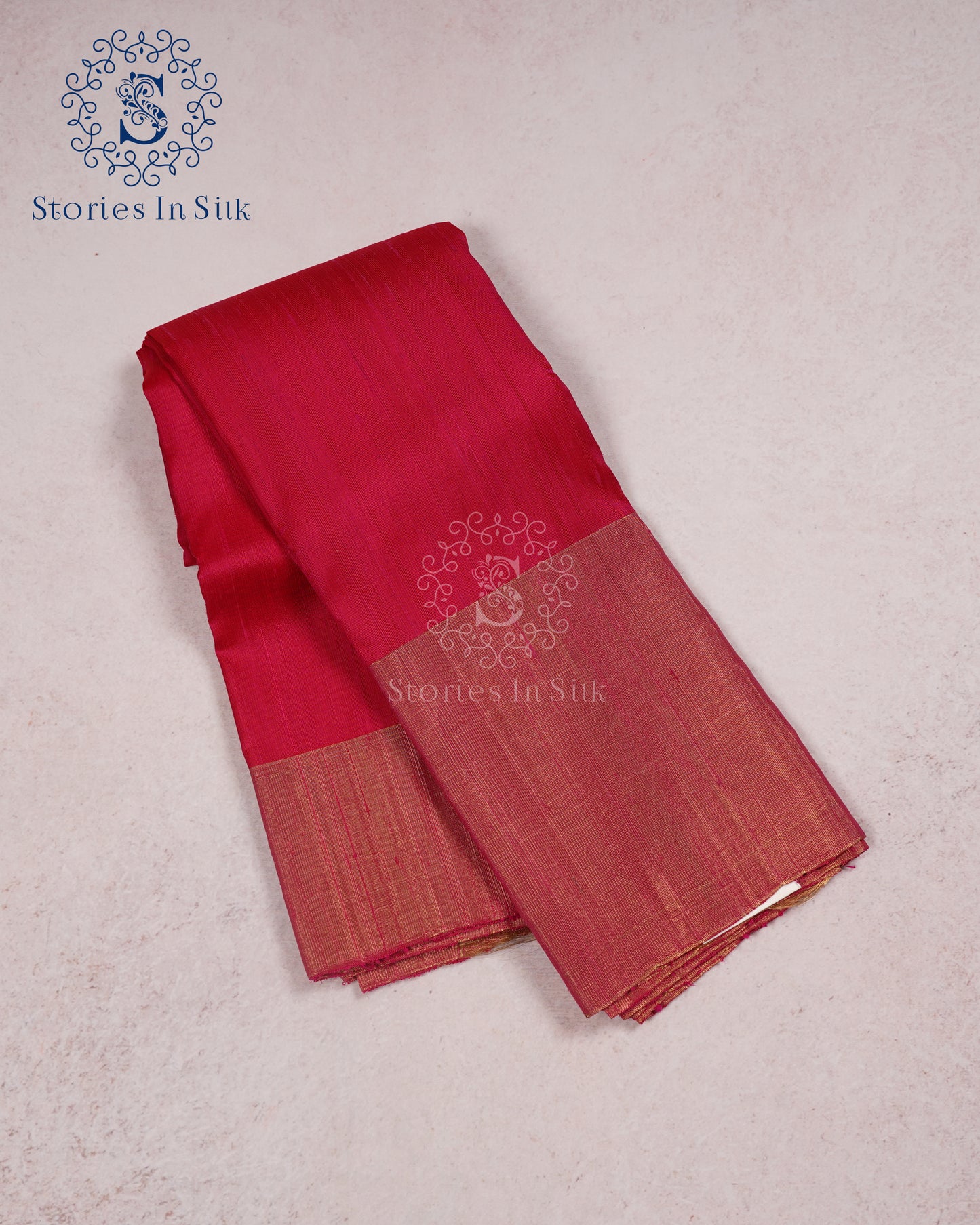 Rose Ruby Pure Silk Saree - SAS211