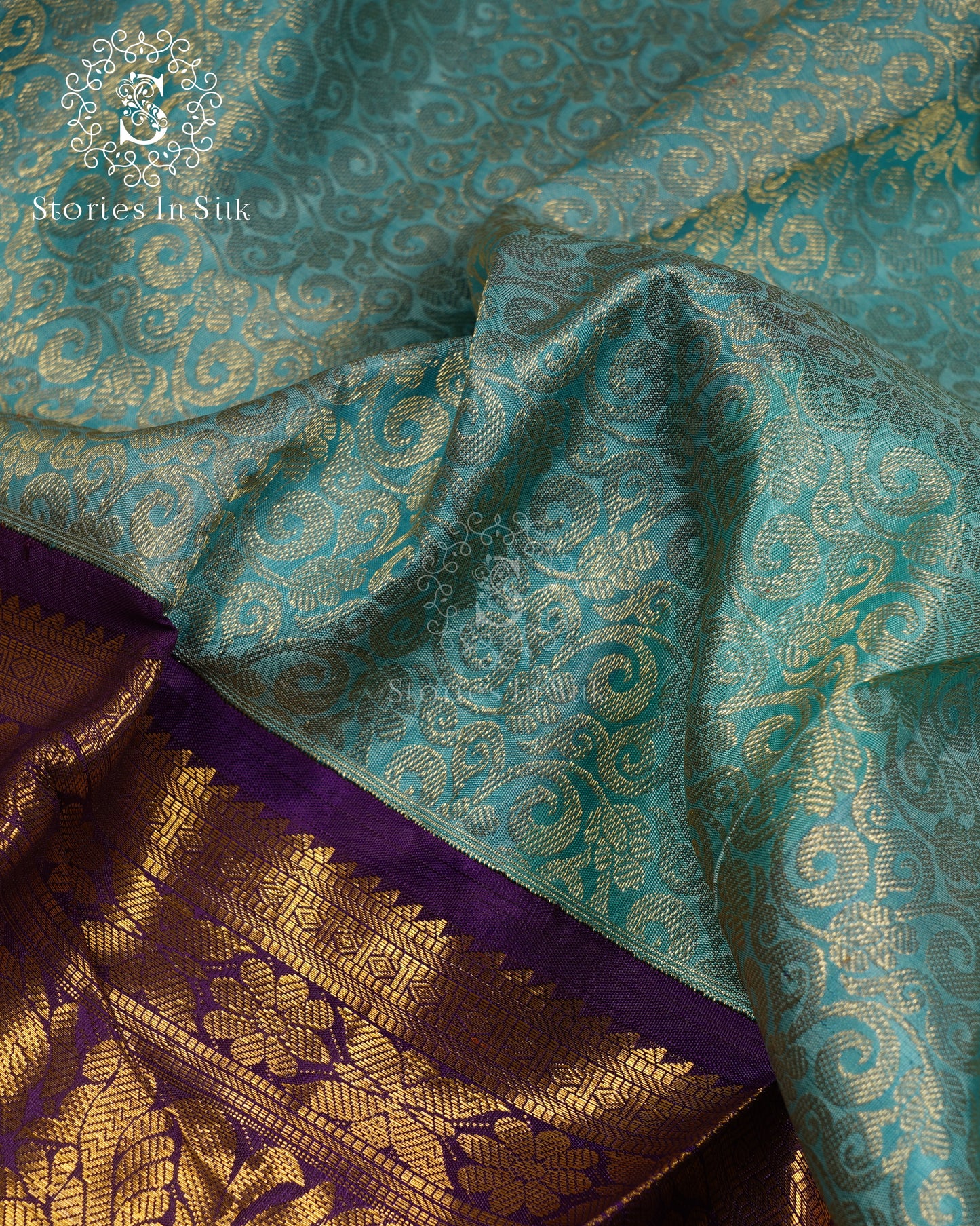 Aqua Royale Bridal Kanjivaram Saree - MP011