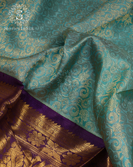 Aqua Royale Bridal Kanjivaram Saree - MP011