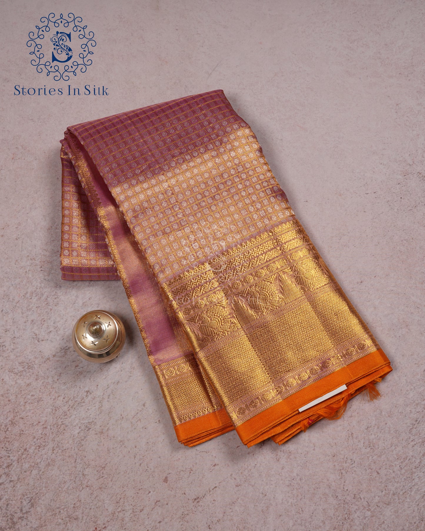 Golden Grace Bridal Kanjivaram Saree - RP005