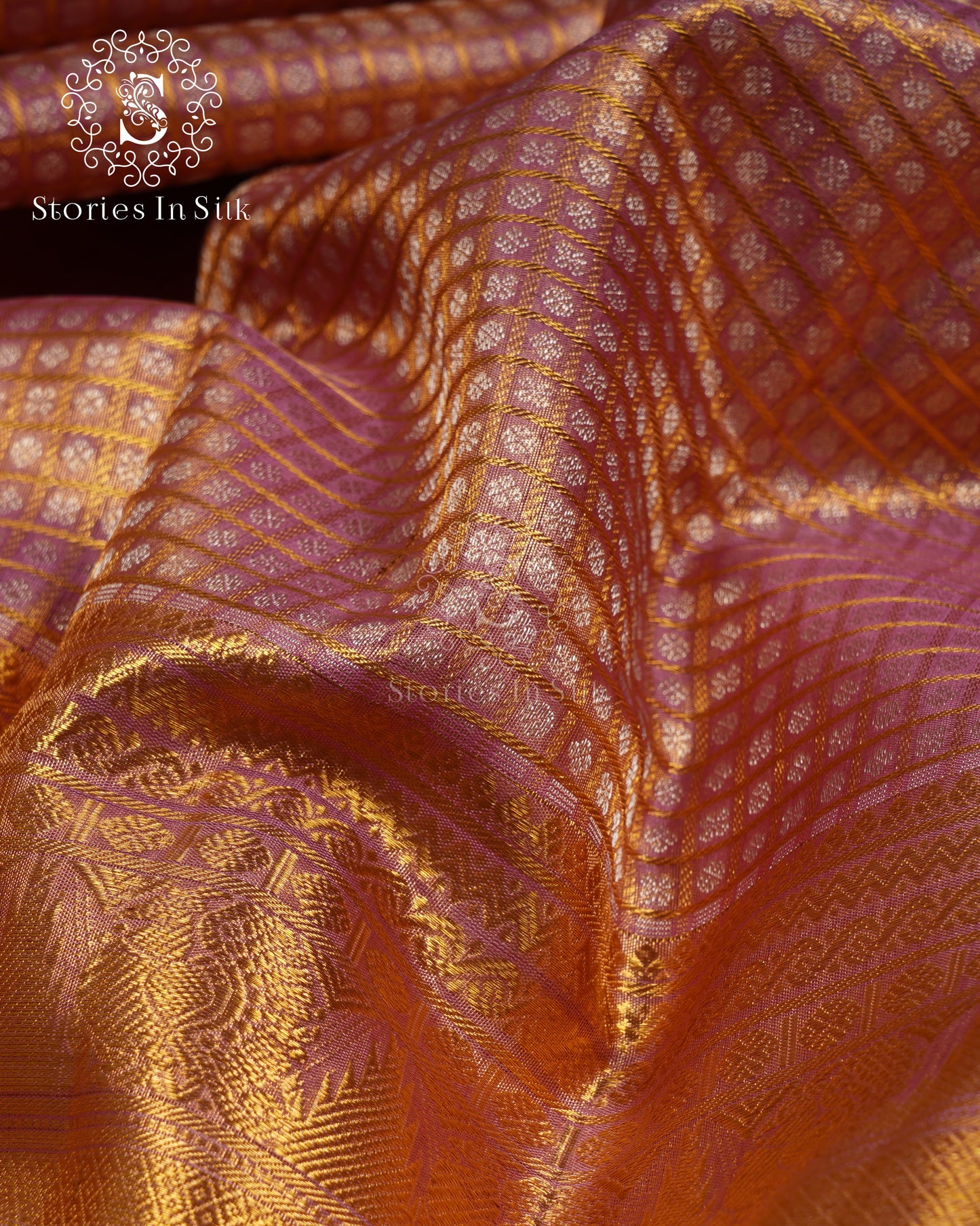 Golden Grace Bridal Kanjivaram Saree - RP005
