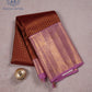 Regal Maroon & Lavender Bridal Silk Saree - RP00064