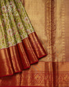 Parrot Glow Bridal Pure Silk Saree - SS149