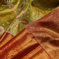 Parrot Glow Bridal Pure Silk Saree - SS149