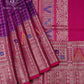 Purple Radiance Pure  Silk Saree - NS048