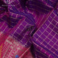 Purple Radiance Pure  Silk Saree - NS048