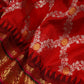 Crimson Elegance Pure Silk Saree - NS054