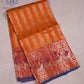 Royal Elephant Parade Silk Saree - NS042
