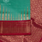 Classic Crimson Zari Border Saree - MAN108