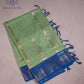 Mint Blue Silk Cotton Saree - MAN107