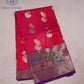 Pink Venkatagiri Silk Saree - NS048