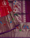 Pink Venkatagiri Silk Saree - NS048
