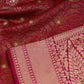 Ruby Brocade Banarasi Saree - ANA202