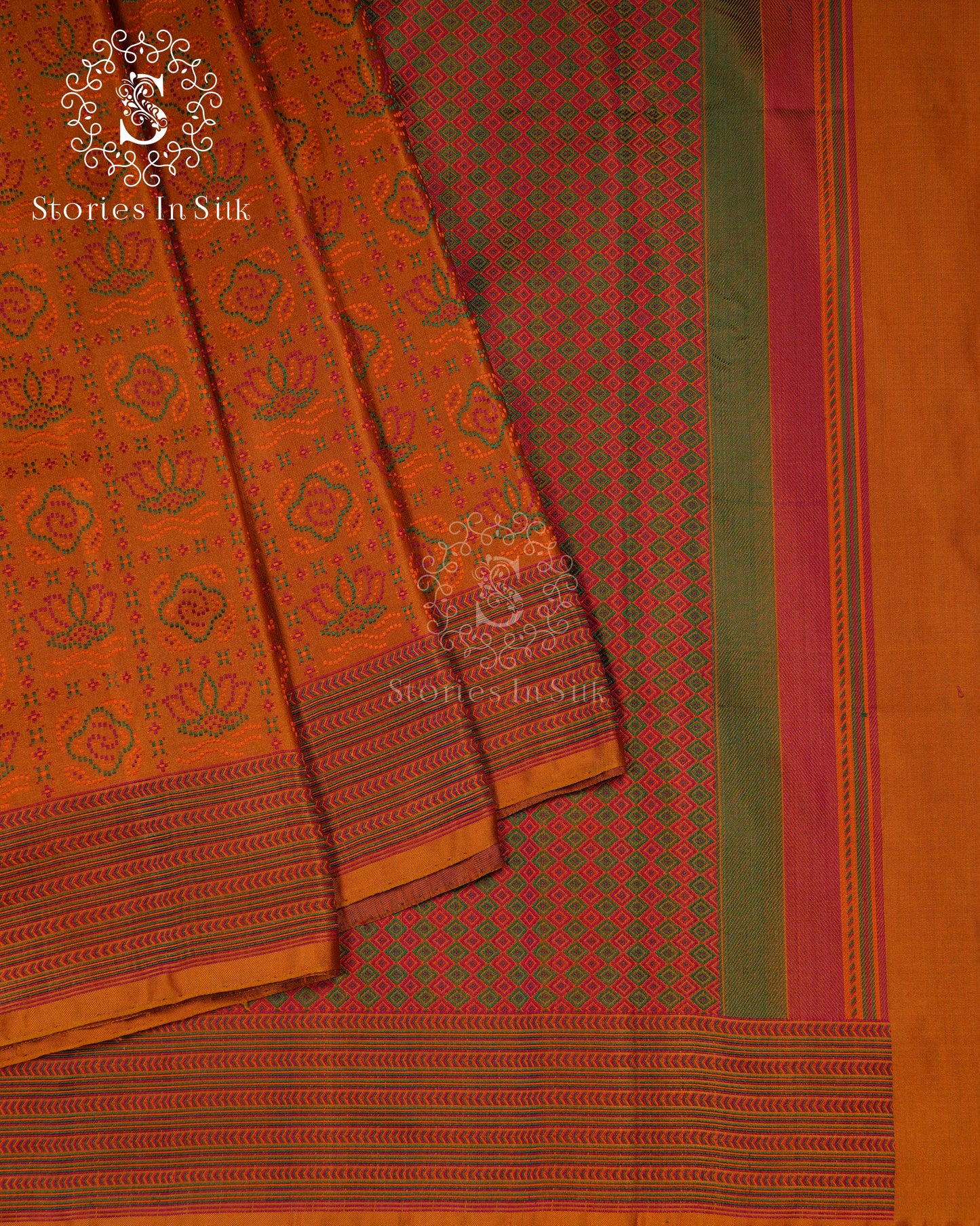 Rustic Heritage Pure Muga Silk Saree - ANA126