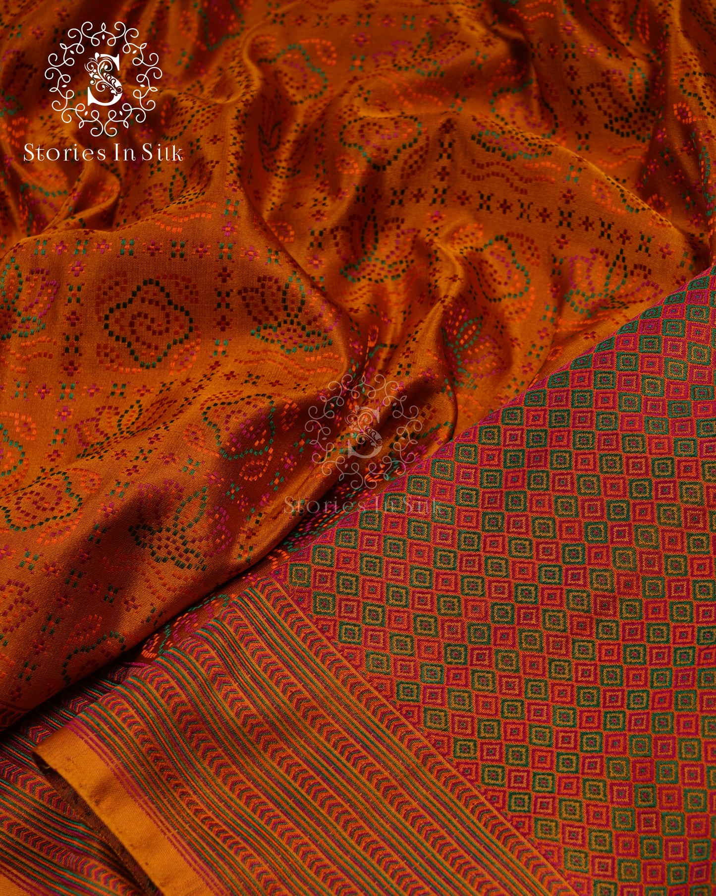 Rustic Heritage Pure Muga Silk Saree - ANA126