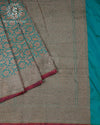 Emerald Brocade Pure Banaras Silk Saree - ANA121
