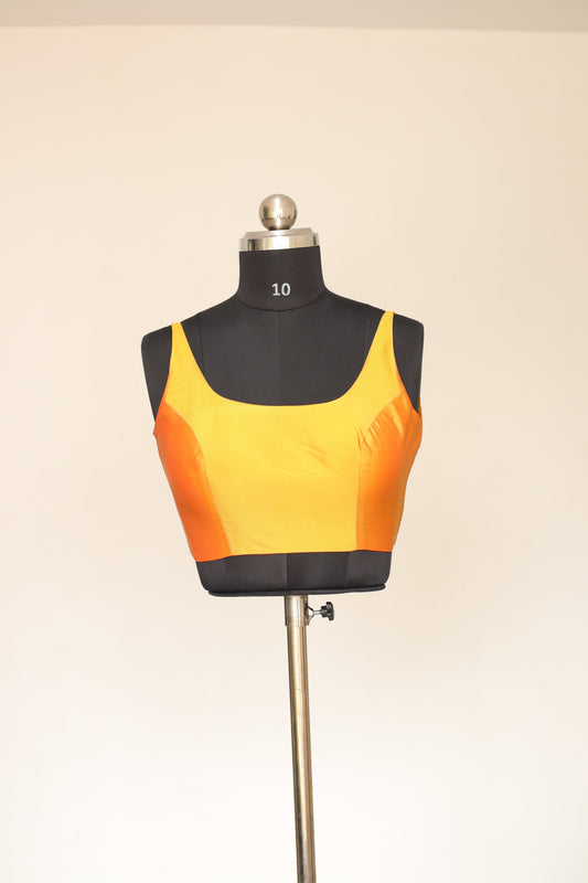 Bright Orange Ready to wear blouse