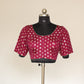Maroon Woven Ready-to-Wear Blouse